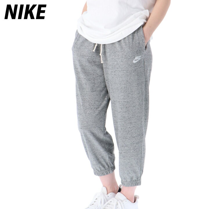 楽天市場 送料無料 新作 ナイキ 3 4パンツ 下 レディース Nike 7分丈 ジムビンテージ Dm6385 Gry スポーツウェア トレーニングウェア ウィメンズ ボトムス 7分丈 七分丈 アウトレット スポーツ おしゃれ ブランド 限定ジャージのタケスポ