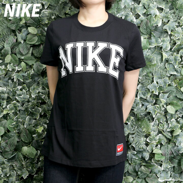 楽天市場 新作 ナイキ Tシャツ 上 レディース Nike ビッグロゴ 綿100 半袖 Dr Blk ウィメンズ かわいい 大きいサイズ 有 トップス ウォーキング ウェア スポーツウェア トレーニングウェア アウトレット 限定ジャージのタケスポ