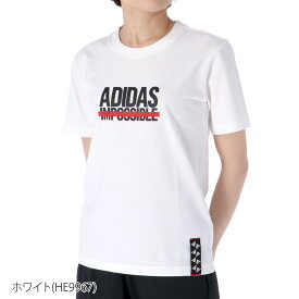 アディダス Tシャツ 上 レディース adidas 半袖 ビッグロゴ U7433| かわいい 大きいサイズ 有 トップス ウォーキング ウェア スポーツウェア トレーニングウェア