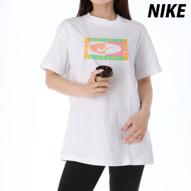 ナイキ SALE セール Tシャツ 上 レディース NIKE 半袖 綿混 グラフィック FB8198 白 ホワイト| ウィメンズ かわいい 大きいサイズ 有 トップス ウォーキング ウェア スポーツウェア トレーニングウェア