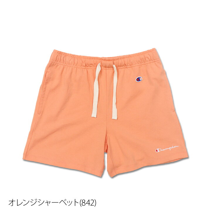 新作 チャンピオン レディース おしゃれ スポーツウェア ストレッチ ショートパンツ 綿100 ボトムス ハーフパンツ 下 トレーニングウェア ブランド 送料無料 膝上 スポーツ Champion