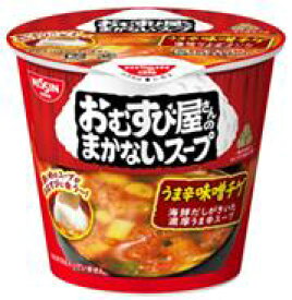 【送料無料　12個販売】日清食品　おむすび屋さんのまかないスープ うま辛味噌チゲ　13g　　まとめ買い　カップスープ