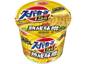【送料無料　12個販売】スーパーカップ1．5倍みそ　129g　カップ麺