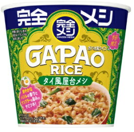 【冷凍】送料無料【6個販売】日清食品　 完全メシ ガパオ風ライス（110g） 完全栄養 バランス栄養 レンジ調理 備蓄 まとめ買い