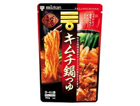 【送料無料　6個販売】　ミツカン　〆まで美味しい キムチ鍋つゆ ストレート750g