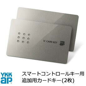 【YKKAP　YKK】カードキー 2枚セット 追加 YS 2K-49929 YKK YKKAP 正規品 純正品 シールキー スマートコントロールキー ピタットキー ポケットキー ポケットkey リモコンキー タグキー