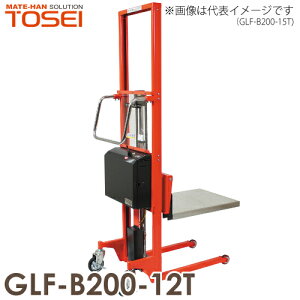 東正車輌 (配送先法人限定) マスト式 メカリフト ボールネジ・電動式 ゴールドリフター テーブル GLF-B200-12T ※重量物の為、車上渡しとなります。