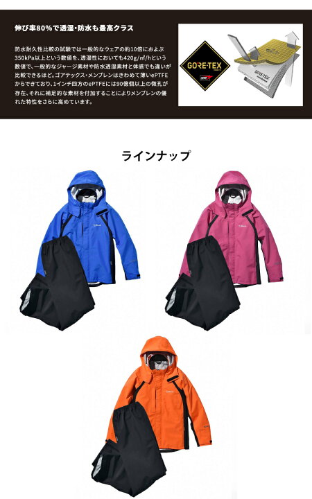 楽天市場】Bloom ブルーム ウェア (ゴアテックス使用) 上下セット Mサイズ フラッシュオレンジ(発光色)+ブラック レインウェア 作業着 合羽 防水・防風・伸縮 : 機械と工具のテイクトップ