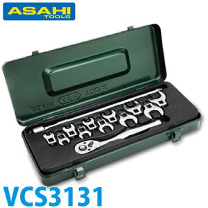 �������H�� �N���[�t�[�g�����`�Z�b�g VCS3131 �����p9.5mm(3/8) 13�_�Z�b�g �X�p�i�^�C�v