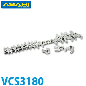 �������H�� �N���t�[�g�����`�Z�b�g 3/8sqdr 18pcs VCS3180