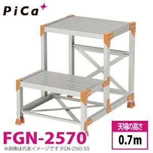 �s�J/Pica ��Ƒ�iDanchi�V���[�Y) FGN-2570 �H�ʁF�W���^�C�v �ő�g�p���ʁF150kg �V�ꍂ���F0.7m �i���F2 ���ʁF7.4kg �_���`