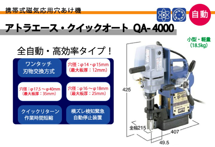 日東工器 アトラエース QA-4000