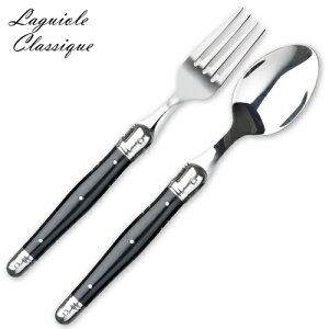���M�I�[�� �N���V�b�N �J�g�����[�Z�b�g �X�v�[�� �t�H�[�N �u���b�N 2�_�Z�b�g �e�[�u���X�v�[�� �e�[�u���t�H�[�N Laguiole Classique