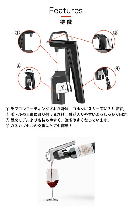 楽天市場】Coravin Timelessモデル6+ ピアノブラック CRV1022 