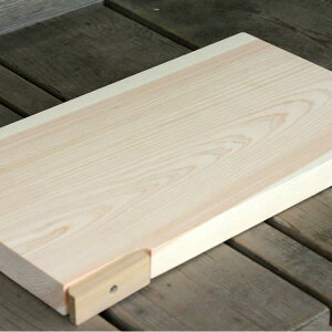 <土佐龍×竹虎> 自立型のスタンドまな板(大)竹虎オリジナル横置きタイプ 池龍昇さん厳選!抗菌、防腐性の高い 油の多い四万十ひのき使用 目利き専門家イチオシ スペシャルバージョン