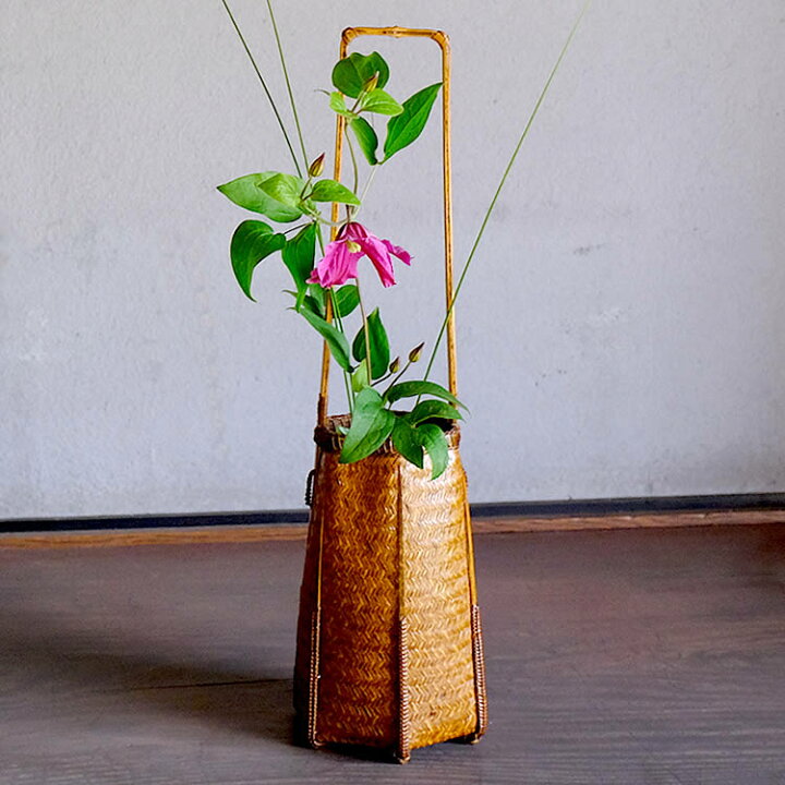 楽天市場】【一点限り】渡辺竹清作 虎竹花器 燈明（Japanese bamboo 