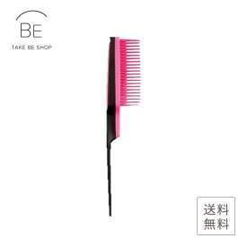 【タングルティーザー】バックコーミングヘアブラシピンクエンブレイス