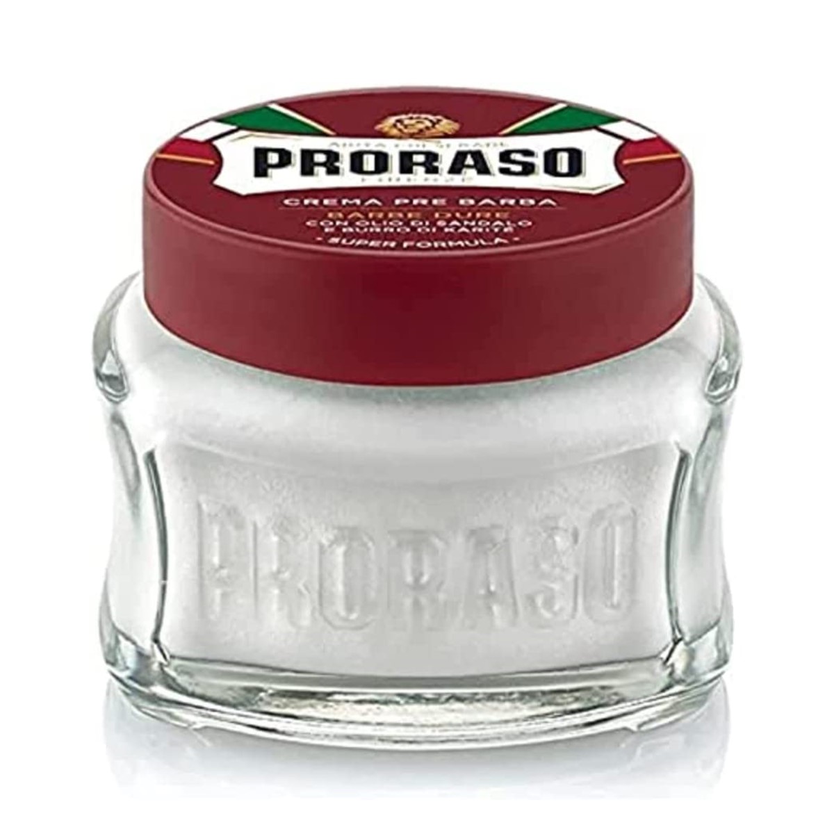 PRORASO　(ポロラーソ)　プレシェーブクリーム　髭剃りイタリア製　[並行輸入品]　100ml　シェービングフォーム　ノーリッシュ　敏感肌用