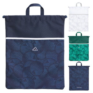 【365日出荷対応】 アディダス ゴルフ シューズバッグ メンズ レディース シューズケース 巾着式 12.5L 靴入れ ゴルフバッグ ブランド RF038 adidas golf