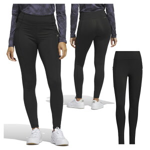 【365日出荷対応】 アディダス ゴルフ レギンス レディース レギンスパンツ ストレッチ 吸汗 保温 吸放湿 タイトフィット ゴルフウェア ブランド 無地 秋 冬 I3543 adidas golf