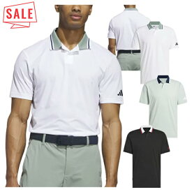 【セール対象】 アディダス ゴルフ ポロシャツ メンズ 半袖 シャツ ポロ レギュラーフィット 軽量 ゴルフウェア ブランド 無地 ロゴ 春 夏 秋 KPW87 adidas golf