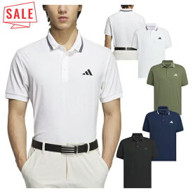 【セール対象】 アディダス ゴルフ ポロシャツ メンズ 半袖 シャツ ポロ レギュラーフィット 吸汗速乾 UVカット ストレッチ ゴルフウェア ブランド 無地 ロゴ 春 夏 秋 KVH14 adidas golf