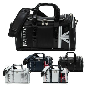【365日出荷対応】 アドミラルゴルフ ボストンバッグ メンズ レディース バッグ ゴルフバッグ ブランド エナメル ユニオンジャック ADMZ5AB1 Admiral Golf