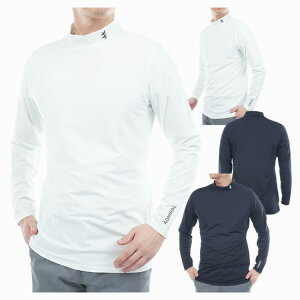 【365日出荷対応】 アドミラルゴルフ シャツ モックシャツ メンズ 長袖 モックネック 美ハダッチ UVカット ストレッチ 吸水速乾 近赤外線カット ゴルフウェア ブランド ロゴ 無地 ADMA543 Admiral