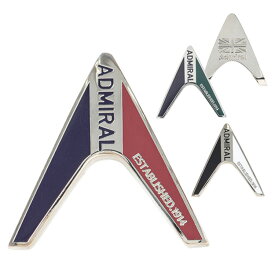 【365日出荷対応】 アドミラルゴルフ マーカー メンズ レディース キャップマーカー メタル V字 ゴルフマーカー ブランド ADMG5AM1 Admiral Golf