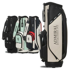 【月間優良ショップ受賞】 アドミラルゴルフ キャディバッグ メンズ 9.0型 5分割 約3.3kg カートバッグ ゴルフバッグ レア ブランド ADMG5BC7 ADMIRAL GOLF アドミラルキャディバッグ