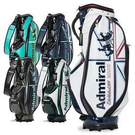 【月間優良ショップ受賞】 アドミラルゴルフ キャディバッグ メンズ 9.0型 5分割 約3.8kg カートバッグ ゴルフバッグ ユニオンジャック レア ブランド ADMG6AC5 ADMIRAL GOLF アドミラルキャディバッグ
