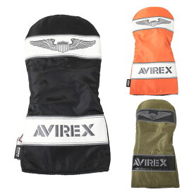 【月間優良ショップ受賞】 アビレックス ゴルフ ゴルフ ヘッドカバー ドライバー メンズ レディース ドライバーカバー 無地 ロゴ 保護 収納 ブランド AVIREX GOLF AVG4F-BA09