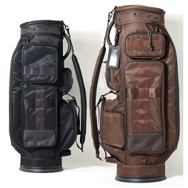 【365日出荷対応】 ブリーフィング ゴルフ キャディバッグ 限定 メンズ 8.5型 4分割 約4.2kg CR-6 #03 LC HOL ナイロンツイル 牛革 カートバッグ ゴルフバッグ レア ブランド ロゴ BRIEFING GOLF BRG253D41