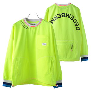 【365日出荷対応】 ディセンバーメイ ゴルフ プルオーバー レディース 長袖 トップス クルーネック スニード ウインドブレーカー ナイロン ストレッチ 撥水 防風 小雨 簡易レイン ゴルフウェ