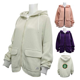 【月間優良ショップ受賞】 ディセンバーメイ ゴルフ パーカー フルジップ ワッフル フーディー ニット 長袖 トップス ゴルフウェア 春 秋冬 ブランド ロゴ DECEMBERMAY 4-112-1211