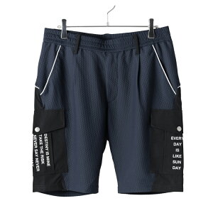 【365日出荷対応】 ディセンバーメイ ゴルフ ショートパンツ メンズ パンツ ストレッチ 吸汗速乾 メッシュ 防シワ スリム カーゴパンツ 無地 ゴルフウェア ブランド 1-505-2110 DECEMBERMAY