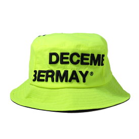 【365日出荷対応】 ディセンバーメイ ゴルフ バケットハット メンズ レディース ゴルフハット 撥水 軽量 無地 ビッグロゴ 帽子 バケツハット ゴルフウェア ブランド ロゴ 3-999-5322 DECEMBERMAY
