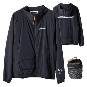 【月間優良ショップ受賞】 ディセンバーメイ ゴルフ ブルゾン メンズ 長袖 ライトブルゾン トップス フルジップ ライトアウター 軽量 パッカブル 弱撥水 防風 ポケッタブル アウター ブラン