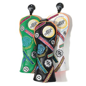 【365日出荷対応】 ディセンバーメイ ゴルフ ヘッドカバー ユーティリティ用 ユーティリティカバー 総柄 刺繍 保護 ブランド ロゴ 3-999-8013 DECEMBERMAY