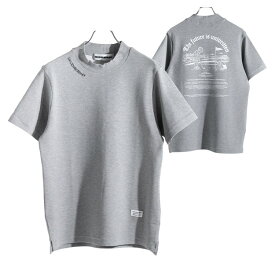 【365日出荷対応】 ディセンバーメイ ゴルフ モックシャツ メンズ レディース 半袖 ハイネック モックネック ストレッチ 吸水速乾 無地 春夏 秋 ゴルフウェア ブランド ロゴ DECEMBERMAY 4-605-0165