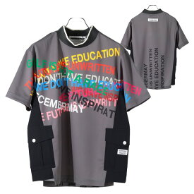 【365日出荷対応】 ディセンバーメイ ゴルフ モックシャツ メンズ レディース 半袖 ハイネック モックネック 吸汗速乾 UVカット 遮熱 2WAYストレッチ 春夏 秋 ゴルフウェア ブランド ロゴ DECEMBERMAY 4-605-1119