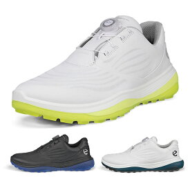 【365日出荷対応】 エコーゴルフ シューズ メンズ ボア LT1 BOA ゴルフシューズ ブランド レザー 靴 エルティーワン 防水 スパイクレス EG132274-01007 EG132274-01001 ECCO