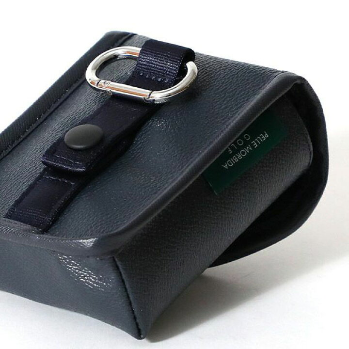 ペッレモルビダ ゴルフ スコープポーチ フック付 レア ブランド ゴルフポーチ スマホ ポーチ トープ Pg008 メンズ 牛革 スコープケース 撥水 計測器 ナイロン