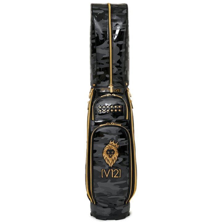 楽天市場】【月間優良ショップ受賞】 V12 ゴルフ キャディバッグ メンズ 9.5型 約4.5kg 5分割 キャディーバッグ ゴルフバッグ 黒  ブラック カモ柄 レア ブランド V122221-CB02B : WEBGOLFSHOP TAKEUCHI