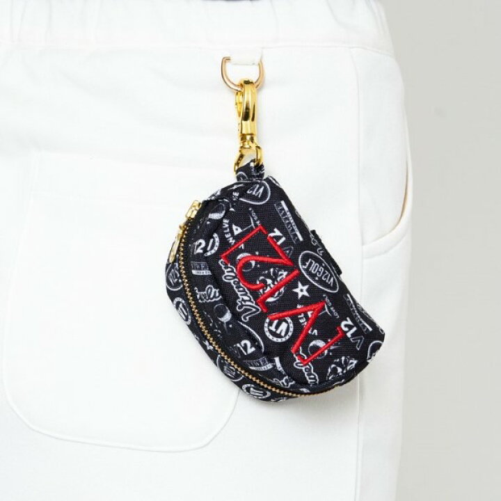 V12 ゴルフ V Bg11 アクセサリーケース ケース ゴルフボール ブラック ブランド ボールケース ボールポーチ メンズ レディース 収納 小物入れ 総柄 黒 年間ランキング6年連続受賞 ボールケース