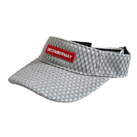 【365日出荷対応】 ディセンバーメイ ゴルフ バイザー メンズ レディース サンバイザー ゴルフバイザー キャップ 帽子 ブランド グレー 3-999-5108 DECEMBERMAY