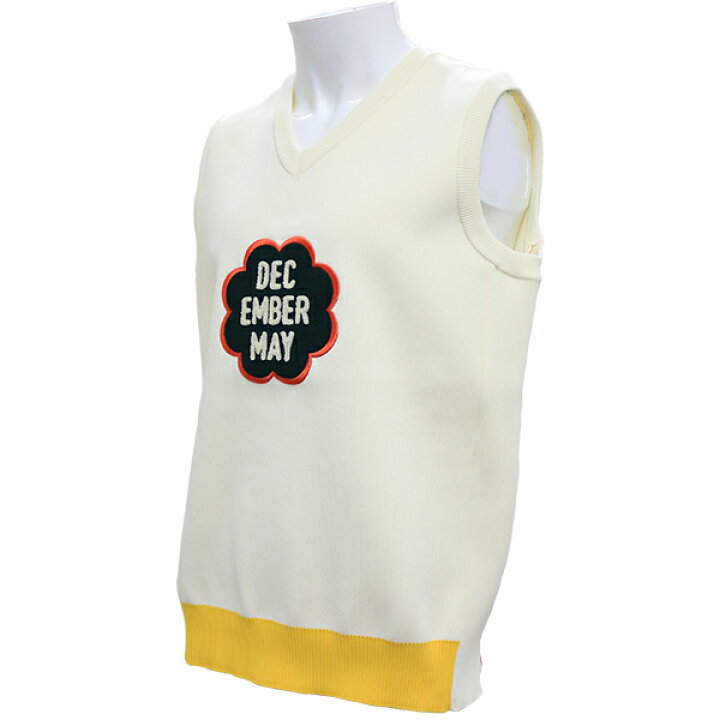 楽天市場 月間優良ショップ受賞 ディセンバーメイ ゴルフ ベスト ノースリーブ メンズ Vネック ニット ニットベスト 軽量 ゴルフウェア ブランド 白 秋 冬 春 1 112 1016 Decembermay Tokyo Webgolfshop Takeuchi