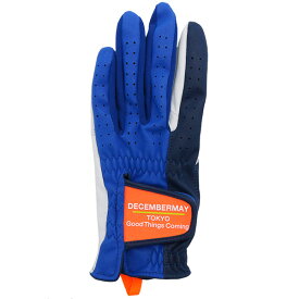 【月間優良ショップ受賞】 ディセンバーメイ ゴルフ レザー グローブ メンズ レディース 片手用 本革 88project コラボ バイカラー ゴルフグローブ ブランド レア 3-999-6000 DECEMBERMAY TOKYO