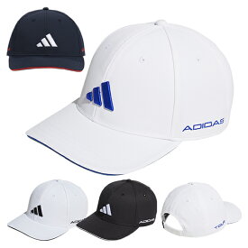 【19周年セール対象】 アディダス ゴルフ キャップ メンズ レディース 帽子 ゴルフキャップ カーブバイザー ブランド シンプル 大きめ 白 黒 紺 MGS03 adidas golf