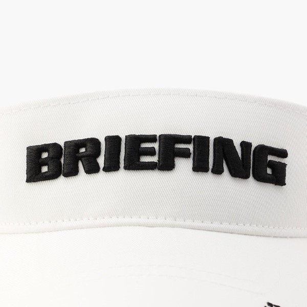  ブリーフィング ゴルフ サンバイザー メンズ バイザー 帽子 ゴルフバイザー ブランド ベルクロ 無地 BRIEFING GOLF BRG231M68
